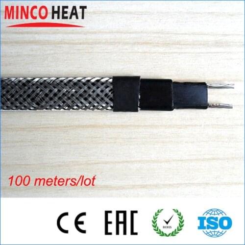 120V/240V Explosion proof type low temperature self regulating defrost water pipe freeze protection heater cable in winter