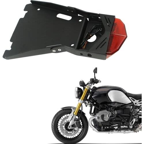 Taillight License Bracket For BMW R NINE T NINET R 9 T Racer Scramble 2014-2019 Tail Rear Light Lamp Registration Plate Holder