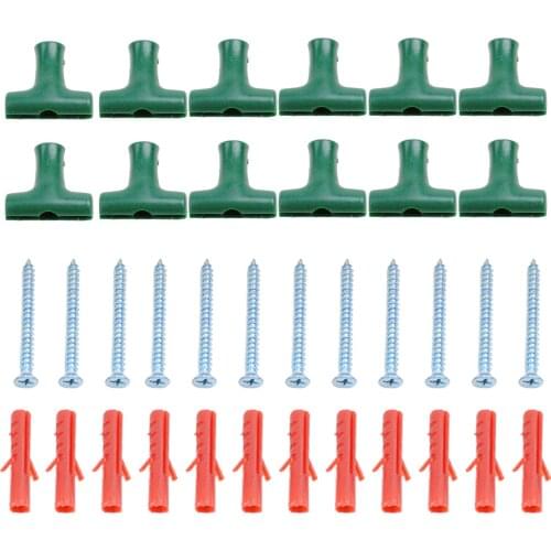 Garden Film Clip 36pcs Greenhouse Pipe Frame Plastic Film Fixed For Gardener Clip Sunshade Net Pole Connector Garden Shelf Clip