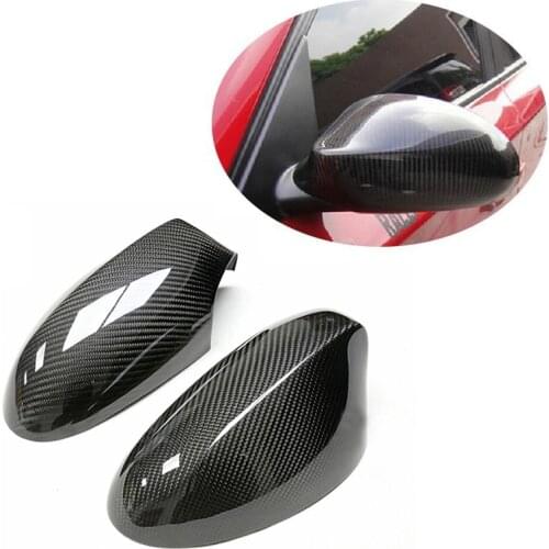 Real Carbon Fiber Side Mirror Cover For BMW E87 E82 1 Series 2010-2011 of 116i 118i 120i Paste Style