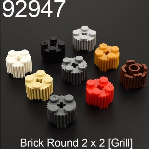 10pcs 92947 Brick Round 2 x 2 Building block accessories parts MOC DIY Education Build Toys Brick
