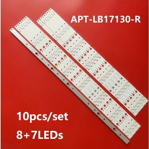 100% New 10pcs/Kit LED strips for LG 65 TV APT LB17129 L 65M9 APT LB17130 R 65M9 APT-LB17129-L-65M9 APT-LB17130-R-65M9