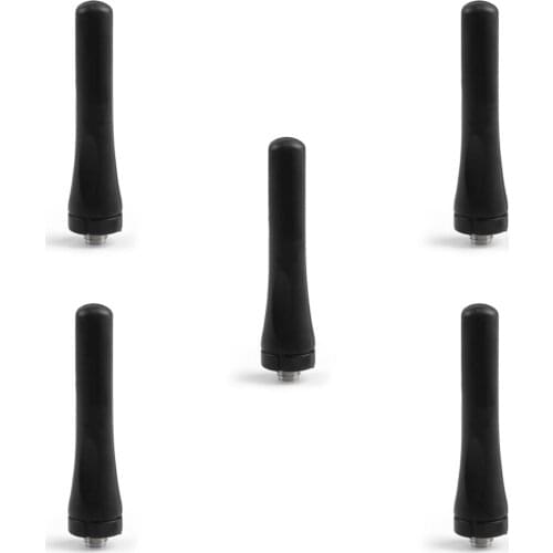 Artudatech 5Pcs SF-18 Short Soft Antenna UHF 400-470MHz SMA Female For BaoFeng for Kenwood Radio Aerial