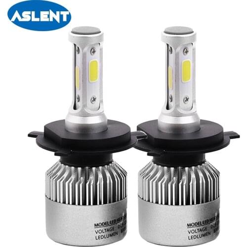 ASLENT Car Light Bulbs LED H4 H7 H1 H11 H8 H9 H3 H13 9005 HB3 9006 HB4 9004 9007 880 Auto Headlight 72W 8000LM Led Lamp 12V