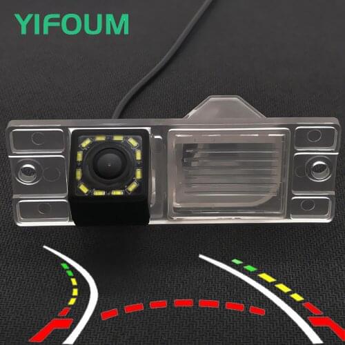 AHD Fisheye Starlight 12LED Dynamic Trajectory Car Rear View Wireless Camera For Mitsubishi Pajero 2006-2013 2014 2015 2016 2017