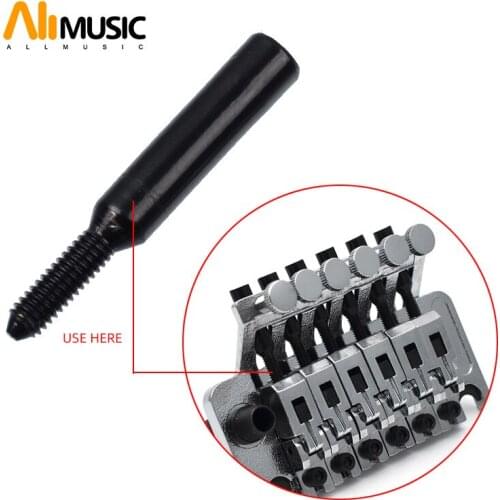 30pcs Black Electric Guitar Tremolo Bridge Saddle Locked String Clamp String Round Hexagon screws M4*36MM