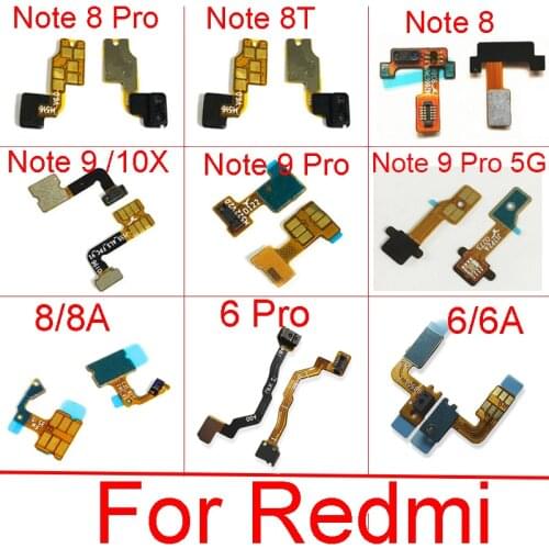 Light Proximity Sensor Flex Cable For Xiaomi Redmi Note 8 8T 9s K20 K30 Pro 10X 8A 6A Poco F2 Pro Distance Ambient Flex Ribbon