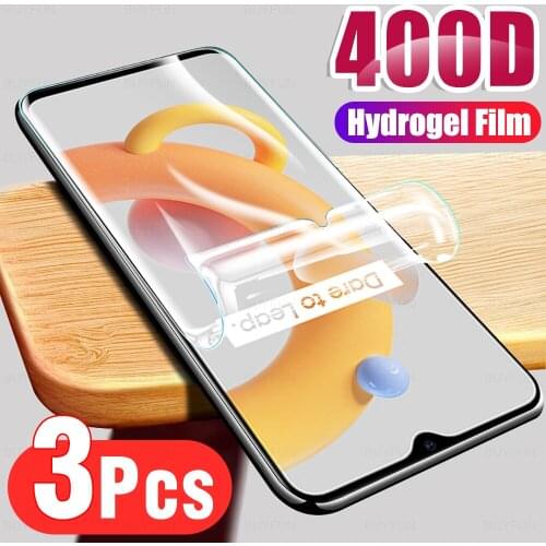 3Pcs Full Cover Hydrogel Film For OPPO Realme C11 2021 Screen Protection Film For Realmi C 11 Realmy 6.52" Protector Not Glass