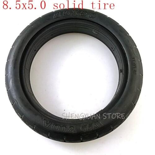 Good quality 8.5x50 solid tires for electric scooter balancing car 8.5 Inch non inflatable solid explosion proof tyres8.5*50