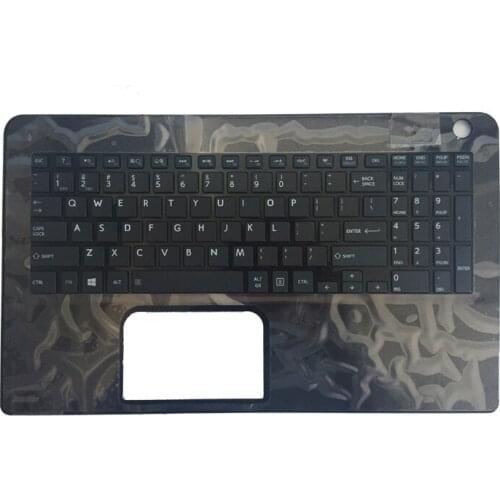 New US laptop Keyboard For Toshiba Satellite L50-B L50D-B L50DT-B L50T-B US laptop keyboard with C shell EABLI00410 black