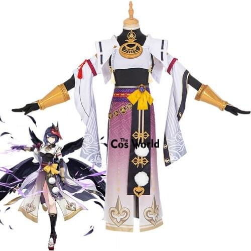 Genshin Impact Kujou Sara Outfit Games Cosplay Costumes