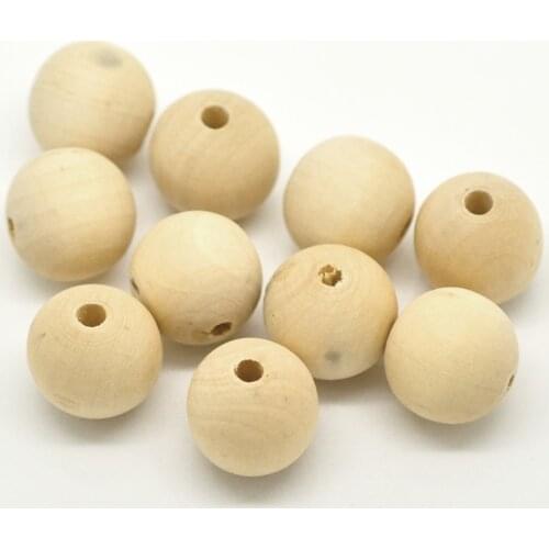14mm 100pcs Natural Wooden round Spacer beads For Jewelry making Handmake DIY Accessory MT0211/14