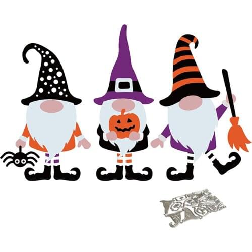 MISS VINTAGE Craft Metal Cutting Dies Cut Die Mold Halloween Gnome Scrapbook Paper Craft Kknife Mould Blade Punch Stencils