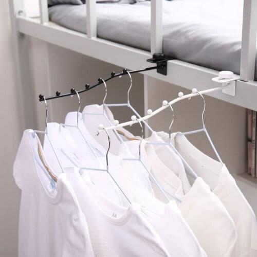 Multi-function Dormitory Clothes Hooks Bedside Hook Storage Rack Hanger Organizer Saving Closet for Clothes Storage Hanger