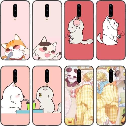 Cartoon couple Bumper Phone Case For One Plus 7 8 9 Pro 6T 7T 8T drop resistance Shockproof Soft Silicone Cover Case