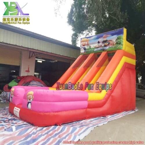 PVC Pink Splash Dual Lane Water Slide Inflatable Home Or Party Hire Toys