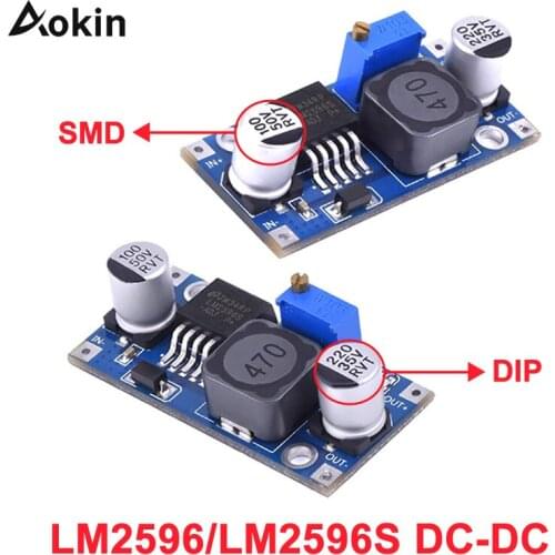 LM2596 LM2596s DC-DC step-down power supply module 3A adjustable step down module LM2596S-ADJ voltage regulator 24V 12V 5V 3V