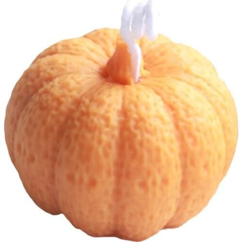 Christmas Series Scented Candle Silicone Mold Halloween 3d Pumpkin Candle Mold