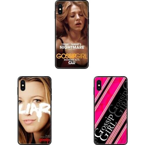 Tv Show Gossip Girl Lips For Redmi 3S 4X 4A 5 5A 6 6A 7 7A 8 8A 8T 9 9A K20 K30 S2 Y2 Pro Plus Ultra Black Soft TPU Luxury