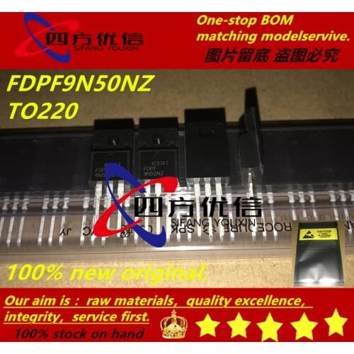 SIFANGYOUXIN 100% new original (2PCS) FDPF9N50NZ TO220