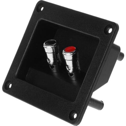 Terminal Cup Connector Parts Express Insulated Binding Posts Gold Banana Jacks Recessed Subwoofer Speaker Box Jan-12