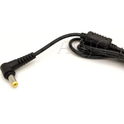 1 piece Universal DC Power Cable 5.5x1.7 mm / 5.5*1.7 mm for Laptop AC Adapter Charger DC Cord with Magnetic Ring