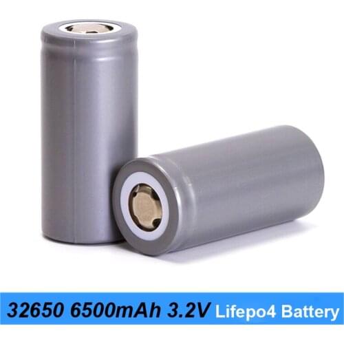 32650 battery charger 32650 lifepo4 3.2v 6500mah 33A 55A discharge bike battery and screwdriver battery powered led lights a22