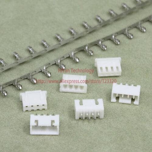 100sets/lot) connector XH2.54 4Pin 180degrees Pitch:2.54MM/0.1inch Pin Header + Terminal + Housing XH2.54-4P