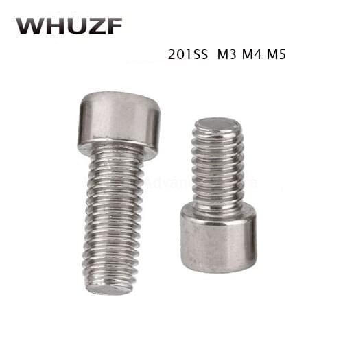 2019 Screws For Laptops Din912 201 Stainless Steel Hex Socket Screws M4 Screw Cup Head Cylindrical Smooth M3 M4 M5