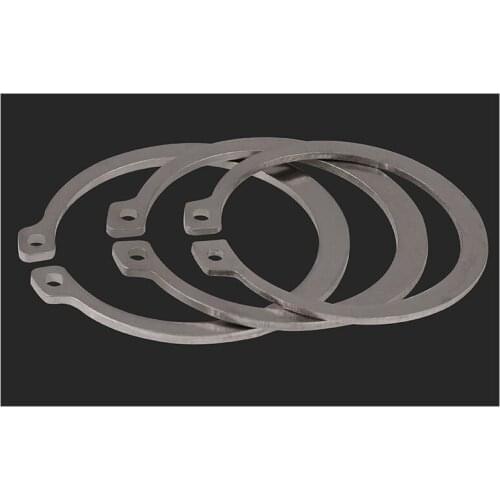 304 stainless steel shaft with a ring with a ring ring C-type flexible card spring M3- M40