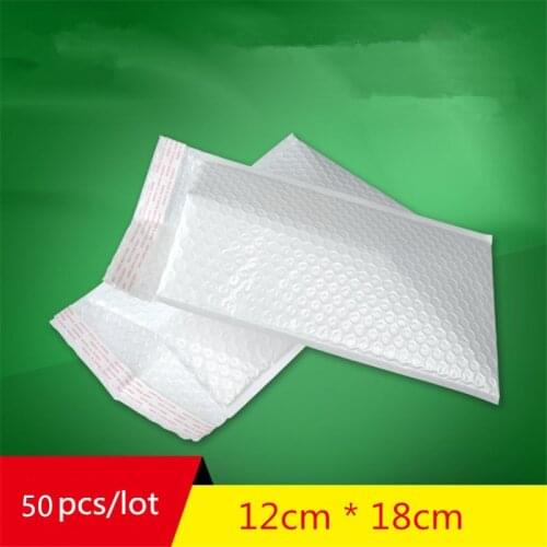 10 Pcs / Pack, 120*180mm Waterproof White Pearl Film Bubble Envelope Mailing Bags
