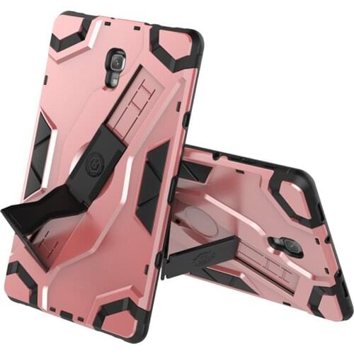 Armor Shockproof For Samsung Galaxy Tab A2 10.5 2018 T595 T590 Case Silicone TPU + PC Holder Cover Tablet Case + FilmPen