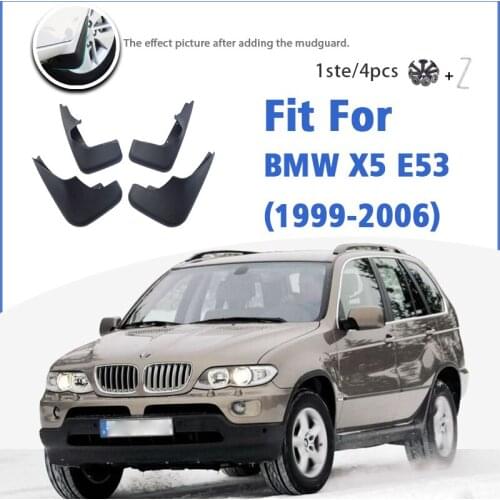 Mudguard For BMW X5 E53 2000-2006 Front Rear 4pcs Mudflaps Mudguards Accessories Splash Guard Fender 2001 2002 2003 2004 2005