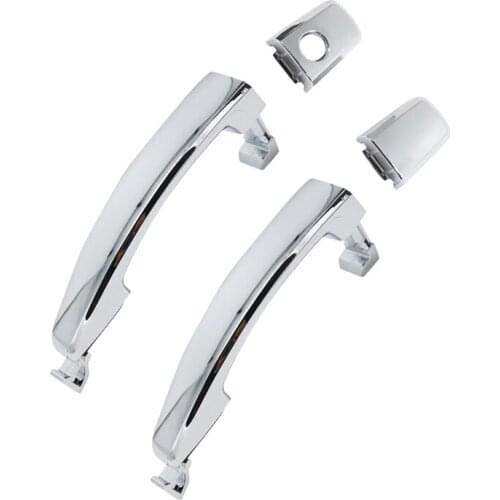 DHKA CHROME OUTSIDE EXTERIOR DOOR HANDLE For CHEVROVERT Captiva PPV 2011 2012 2013 2014 2015 2016 OEM: FR:92214650 FL:92214649