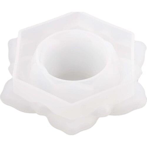 Lotus Mould Silicone Mold Crystal Epoxy Mirror Decoration Gift Big Flower Trinket Storage Base Box Candle Holder Resin Moulds