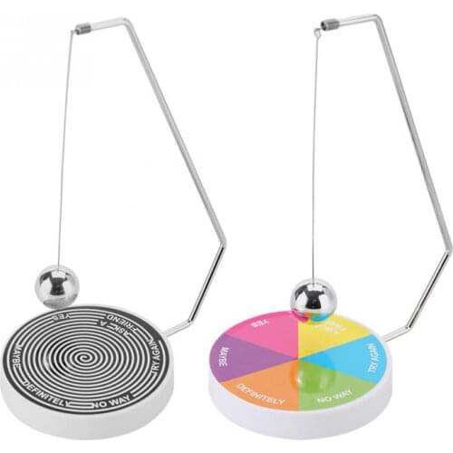 Swinging Pendulum Game Decision Maker ball Pendulum Dynamic funny Magnetic Desk Toy Gift Decor Fate Desk Toys