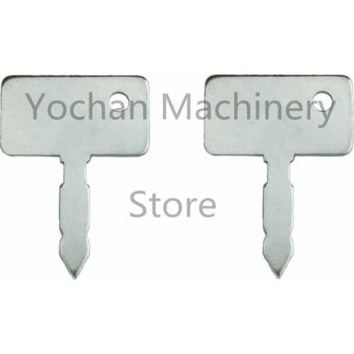 2 Pcs C5NN11603B Ignition Key For Ford New Holland Case 1530 1725 1925 2000 2100 2110 2110LCG 2121