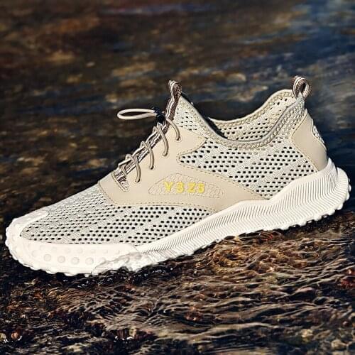 2021 High Quality Cow Leather Climbing Shoes Men Trekking Fishing Shoes Male Breathable Lycra Sneaker Camping Shoes Outdoor