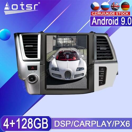 Android Car Radio Tape Recorder Auto Audio Multimedia Player Stereo For Toyota Highlander 2014-2018 Tesla GPS Navi PX6 Head Unit