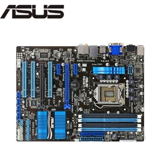 For ASUS P8H67-V Computer Motherboard LGA 1155 DDR3 For Intel H67 P8H67 Desktop Mainboard SATA II PCI-E X16 Used