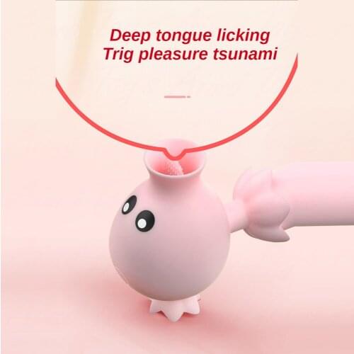 Blowjob Vagina Clitoris Masturbator Peashooter Sucking Tongue Vibrator Clit Nipple Oral Pussy AV Vibrator Sex Toys for Women