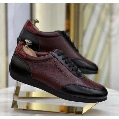 Billionaire Autumn And Winter Shoes Mens Shoes Fashion casual Mens Casual Shoes Leather cowhide Casual Shoes