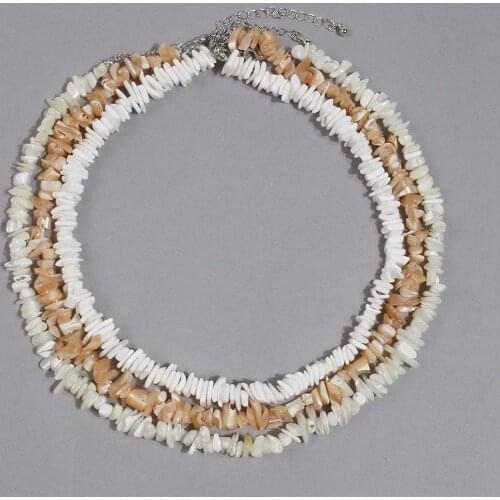 Artilady natural cowrie shell necklace women puka shell choker necklace for women beach jewelry gift Dropshipping