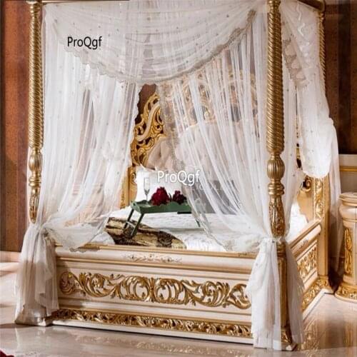 Prodgf 1Pcs A Set Romantic in love Castle Princess Bedroom Bed(no mattress)