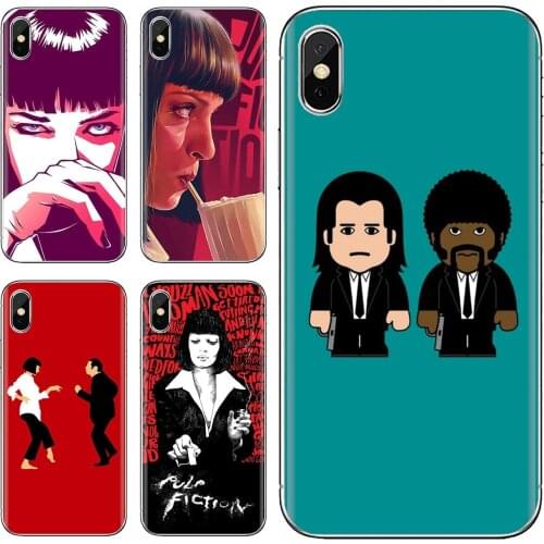 PULP FICTION Designer Silicone Phone Case For Samsung Galaxy A10 A40 A50 A70 A3 A5 A7 A9 A8 A6 Plus 2018 2015 2016 2017