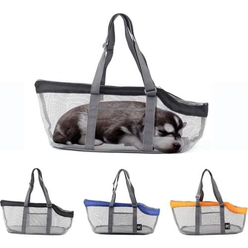 Cat Carrier Bag Breathable Mesh Puppy Cat Handbag Pouch Outdoor Walking Pet Carring Single Shoulder Bag Dog Accessories