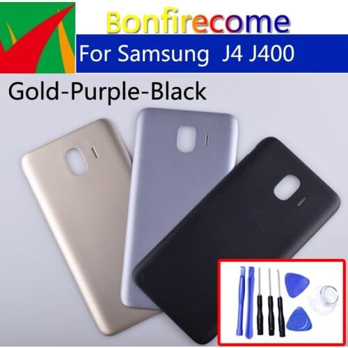 J4 For Samsung Galaxy J4 J400 J400F J400F/DS J400G/DS J400G SM-J400F Housing Battery Cover Back Cover Case Rear Door Chassis
