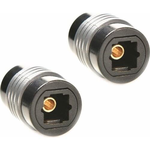 5pcs/lot Female to Female Toslink to Toslink Extension Adapter