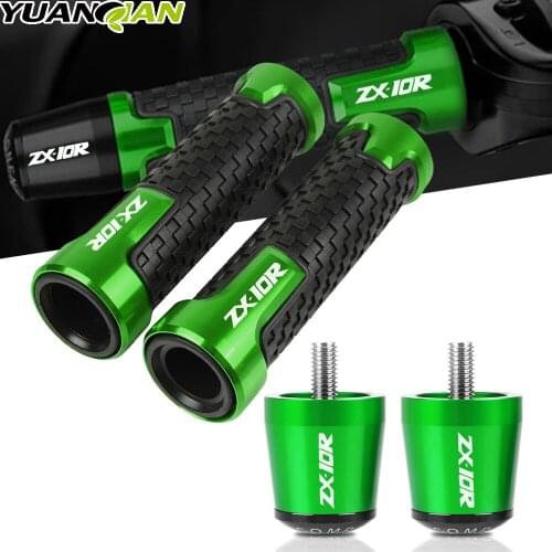 For KAWASAKI ZX10R ZX-10R ZX10 R 2004-2015 2005 2006 Motorcycle knobs Anti-Skid scooter Handle ends Grips Bar Hand Handlebar end