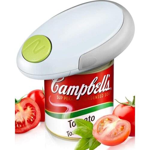 Electric Can Opener Automatic Bottle Opener Beer Bottle Jar Opener Battery Operated Handheld Can Tin Opener For Home Restaurant